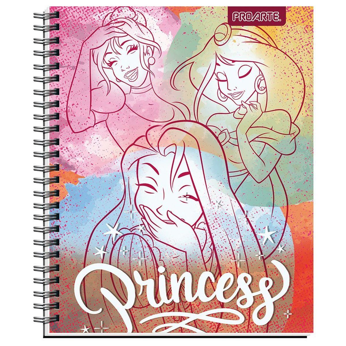 PROARTE - Cuaderno Universitario Ted/Ed Princesas 100 Hojas 7 mm