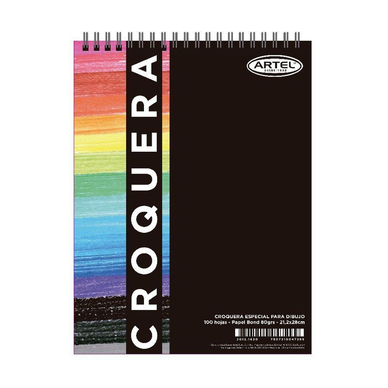 ARTEL - CROQUERA BOND 21X28CM ARTELCOLOR