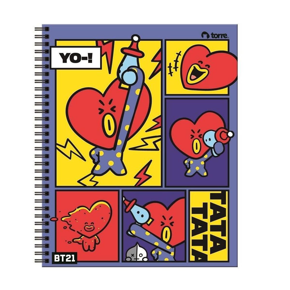 TORRE - Cuaderno Universitario Clásico 7mm 100 Hojas