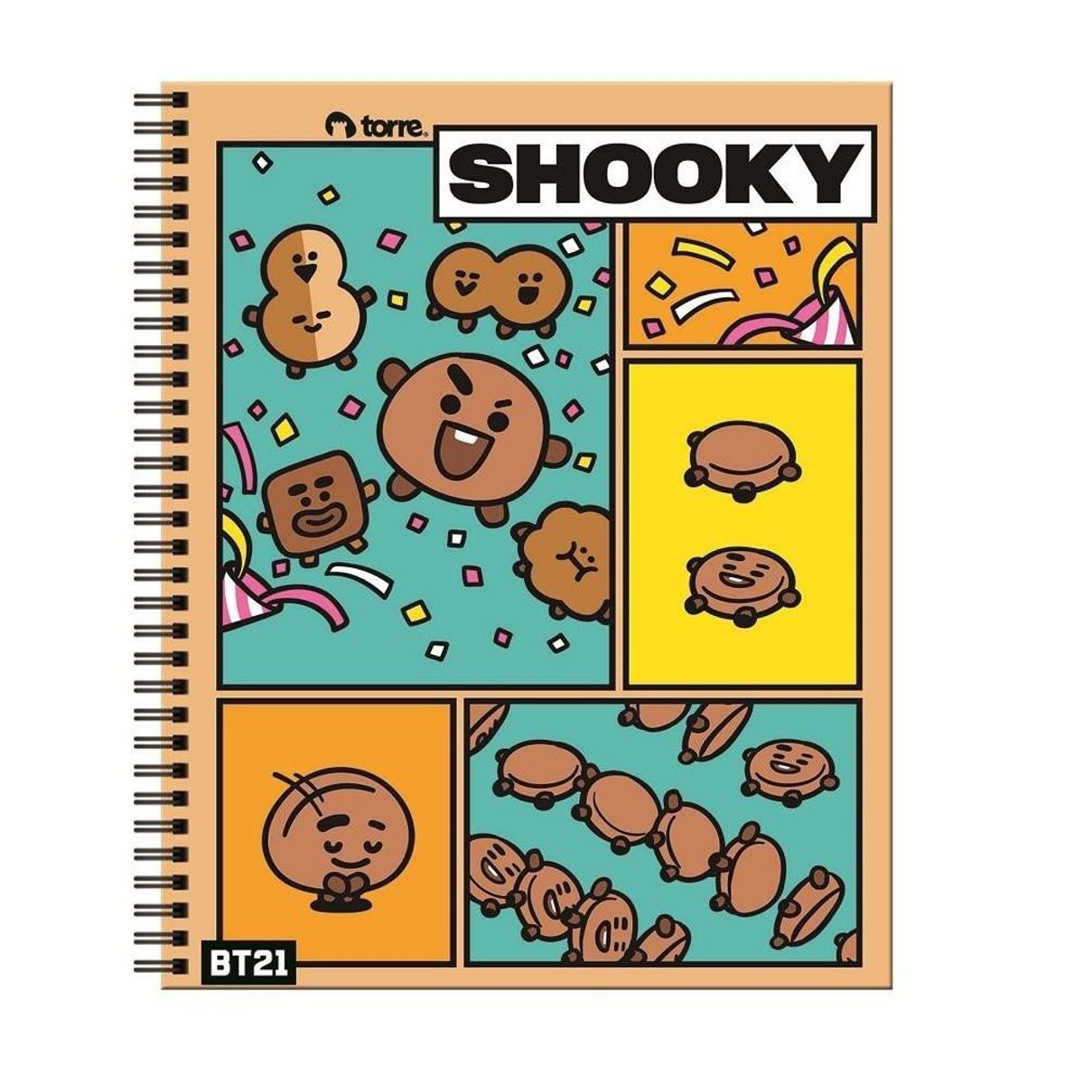 TORRE - Cuaderno Universitario Clásico 7mm 100 Hojas