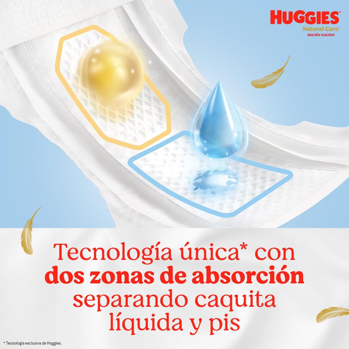HUGGIES - Pañales Desechables Huggies Recién Nacido Natural Care 34 Un