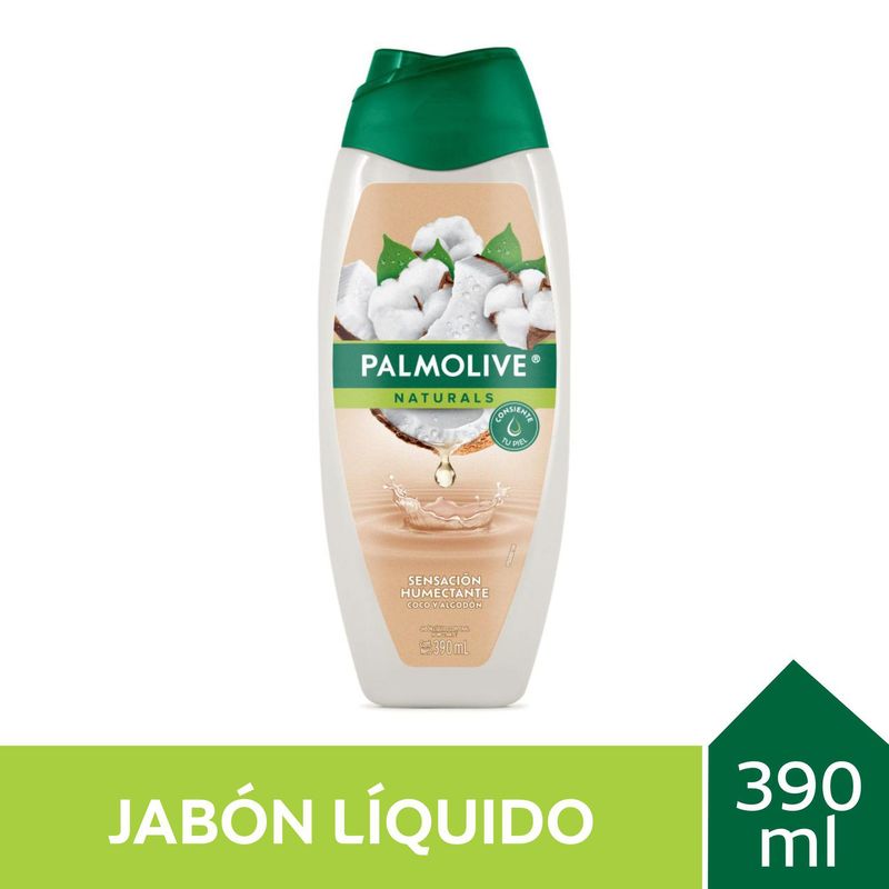PALMOLIVE - Jabón Líquido Palmolive Coco Y Algodón 390 ml