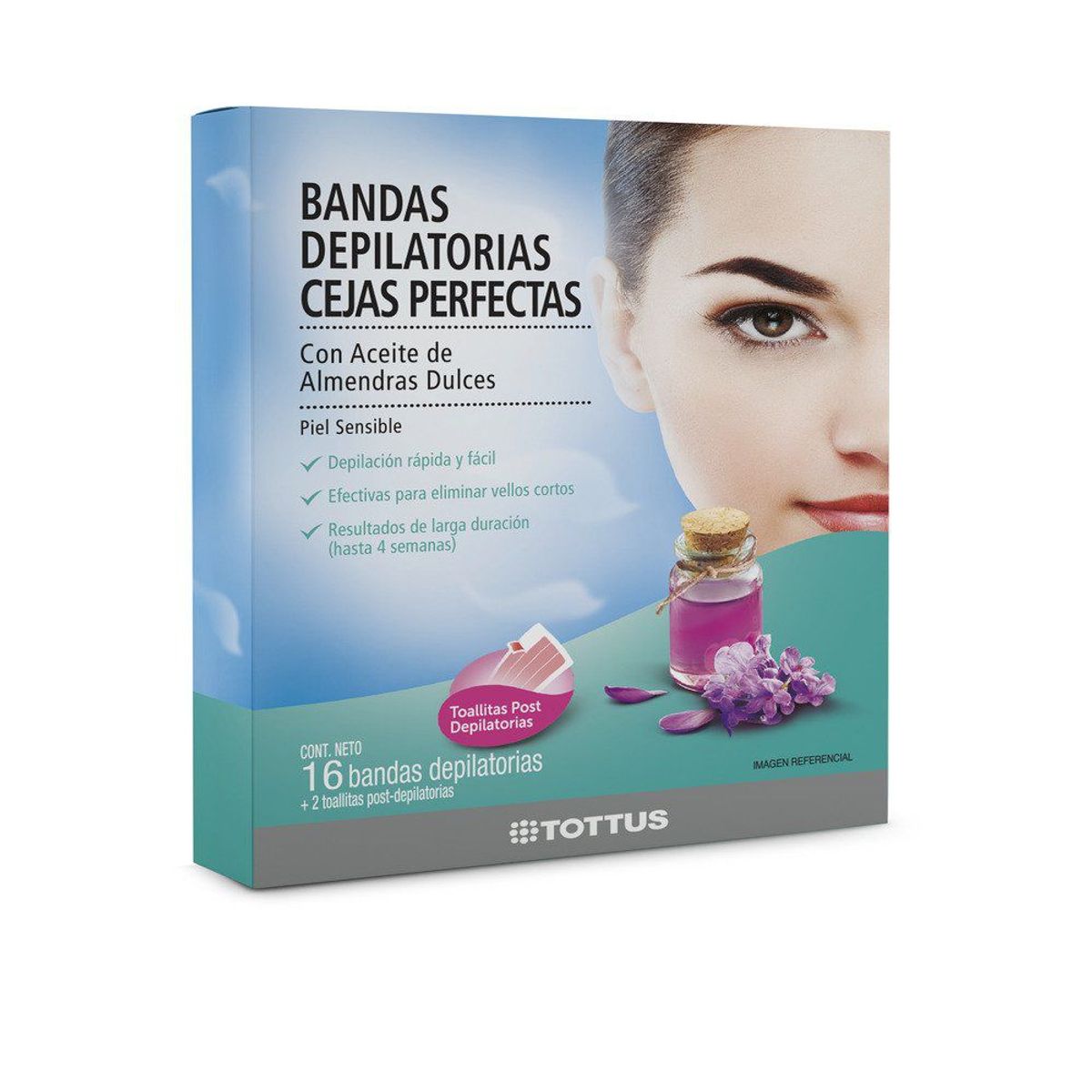 TOTTUS - Bandas Depilatorias Cejas