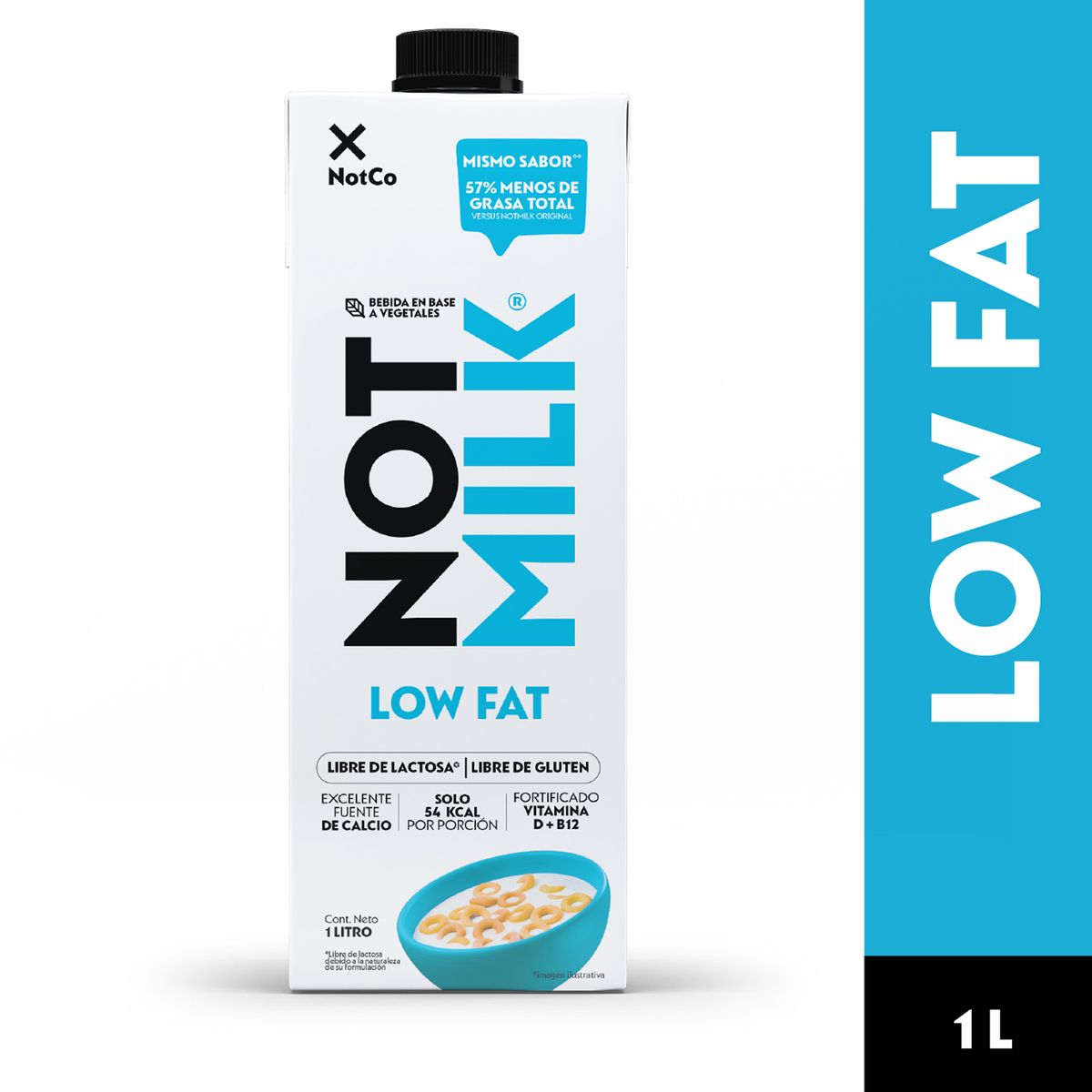 NOT MILK - Bebida Vegetal NotMilk Low Fat 1 L