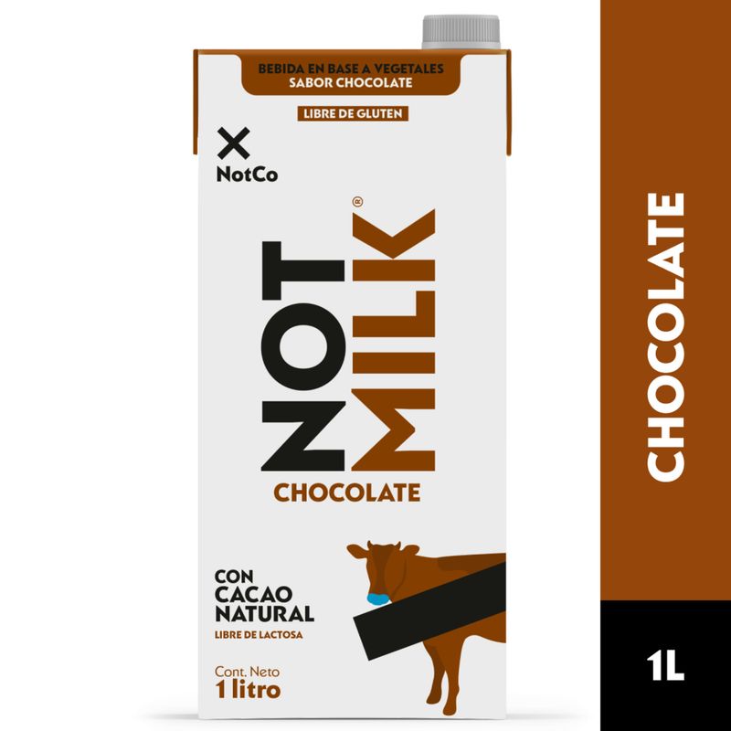 NOT MILK - Bebida Vegetal Sabor Chocolate Not Milk 1 L