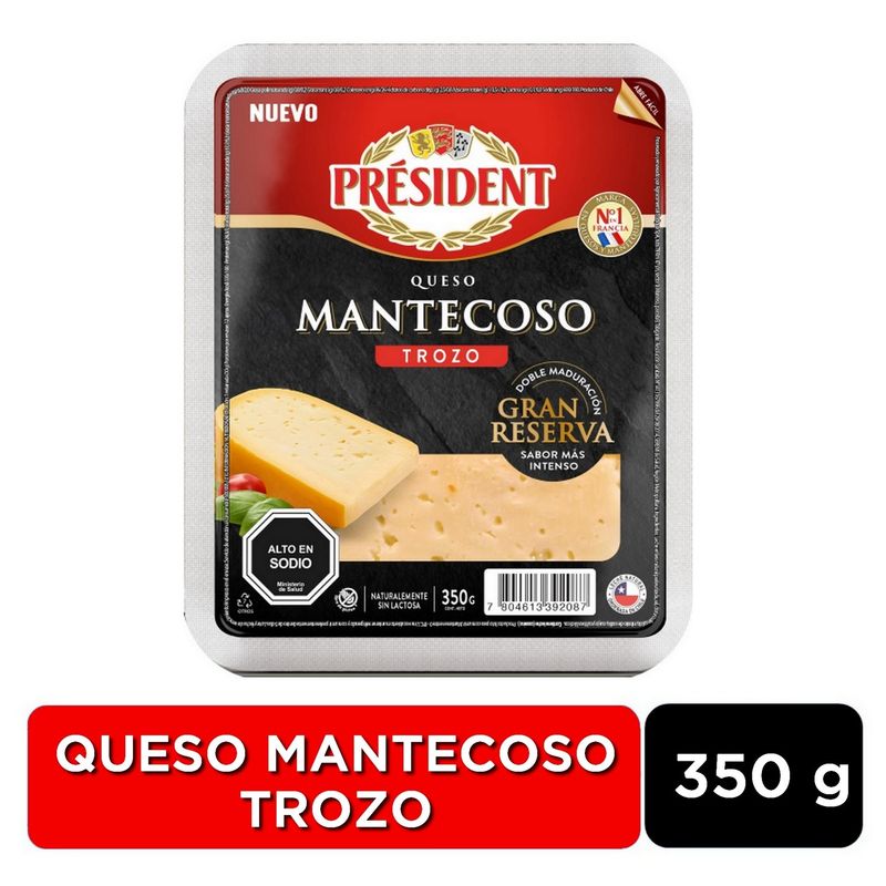 PRESIDENT - Queso Mantecoso Trozo