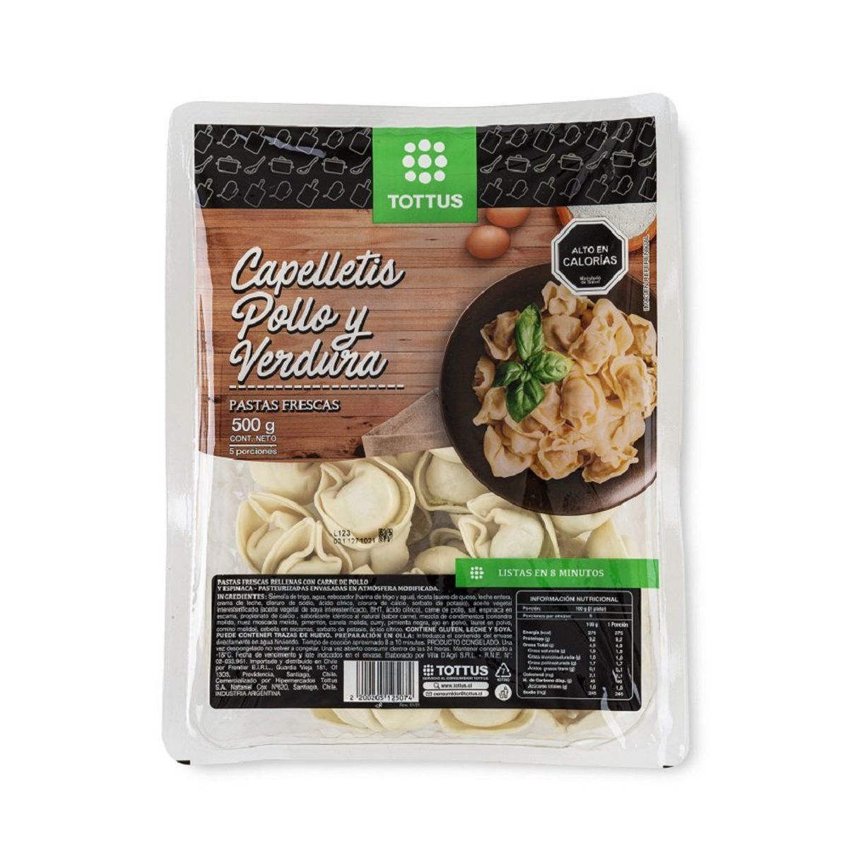 TOTTUS - Cappellettis Pollo y Verdura