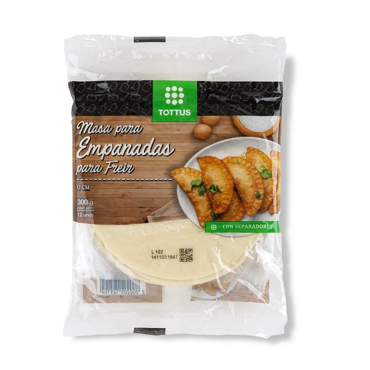 TOTTUS - Masa para Empanadas para Freir Tottus 12 Un
