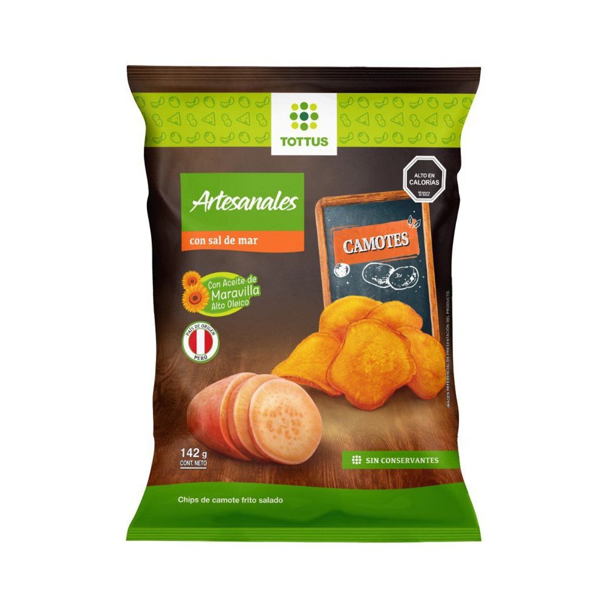 TOTTUS - Camote Frito Salado Tottus 142 g