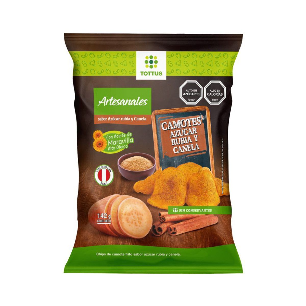 TOTTUS - Camote Frito Azúcar Canela Tottus 142 g