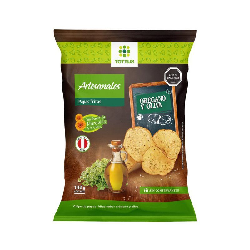 TOTTUS - Papas Fritas Orégano-Oliva