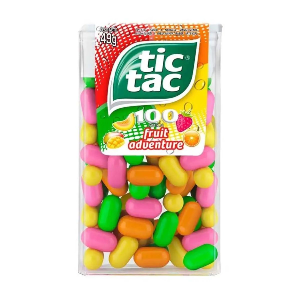 TIC TAC - Caramelos Diversión de Frutas Tic Tac 49 g