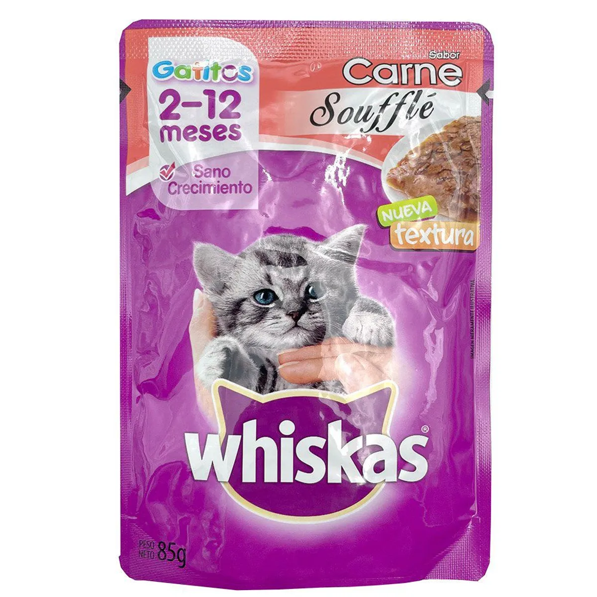 WHISKAS - Alimento Húmedo Carnw Suf