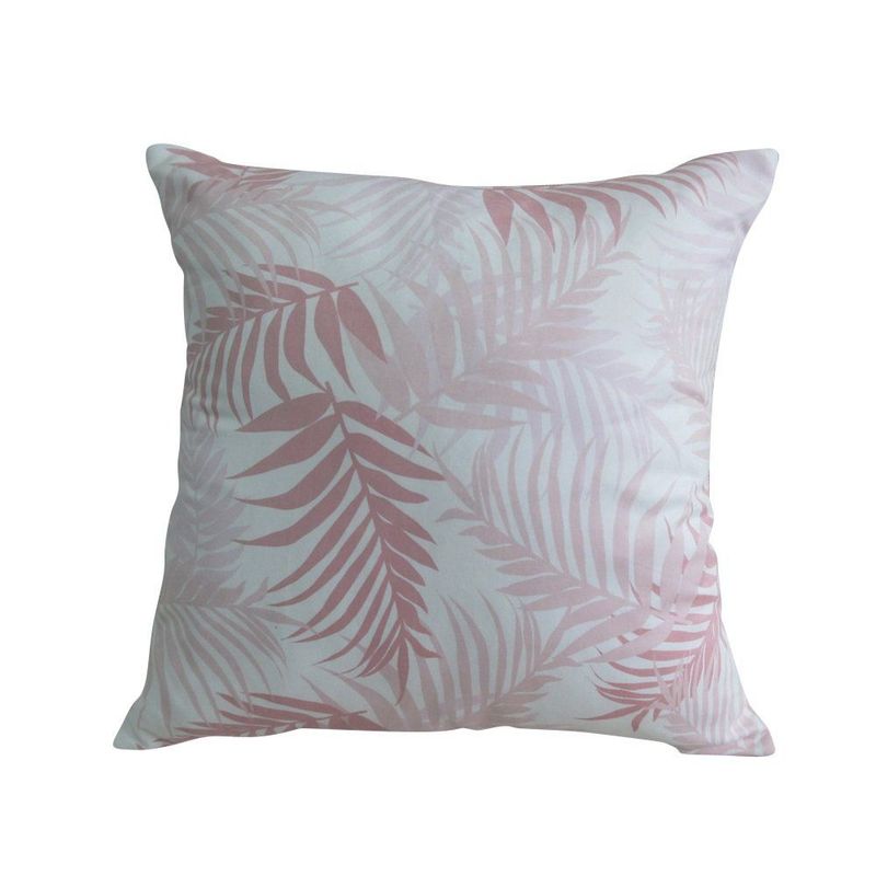 CASA JOVEN - Cojines Estampados Hojas Rosa