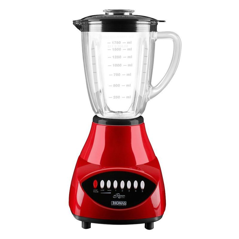 THOMAS - Licuadora 1,75 litros TH-401VR roja