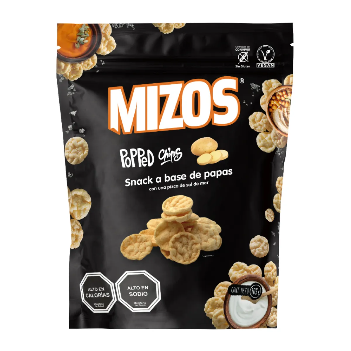 MIZOS - Chips De Papa Sal De Mar Mizos