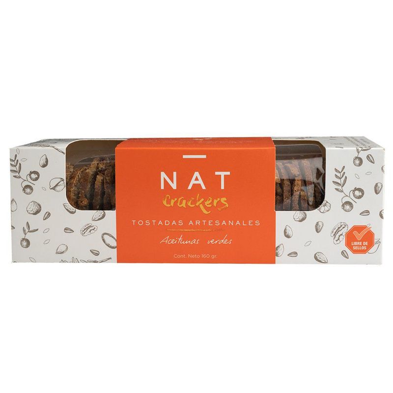 NAT CRACKERS - Crackers aceit pas nat