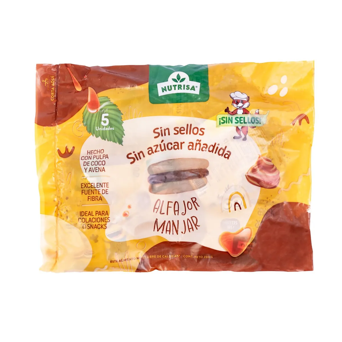 NUTRISA - Alfajor Manjar