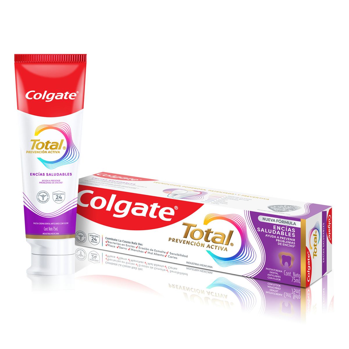 COLGATE - Pasta Dental Colgate Total Encías Saludables con Flúor 75 ml