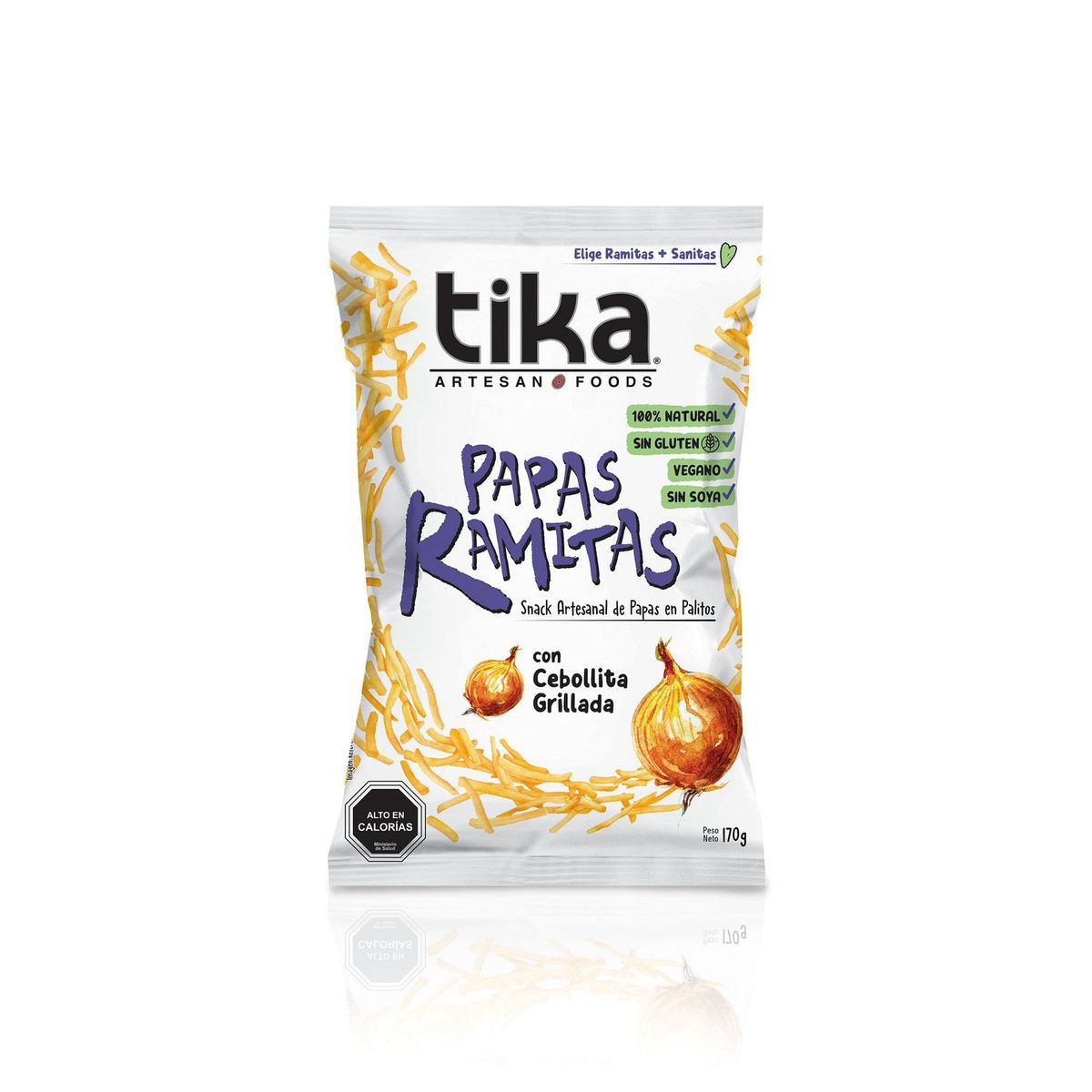 TIKA - Papas Ramitas Cebollita Grillada Tika 170 g