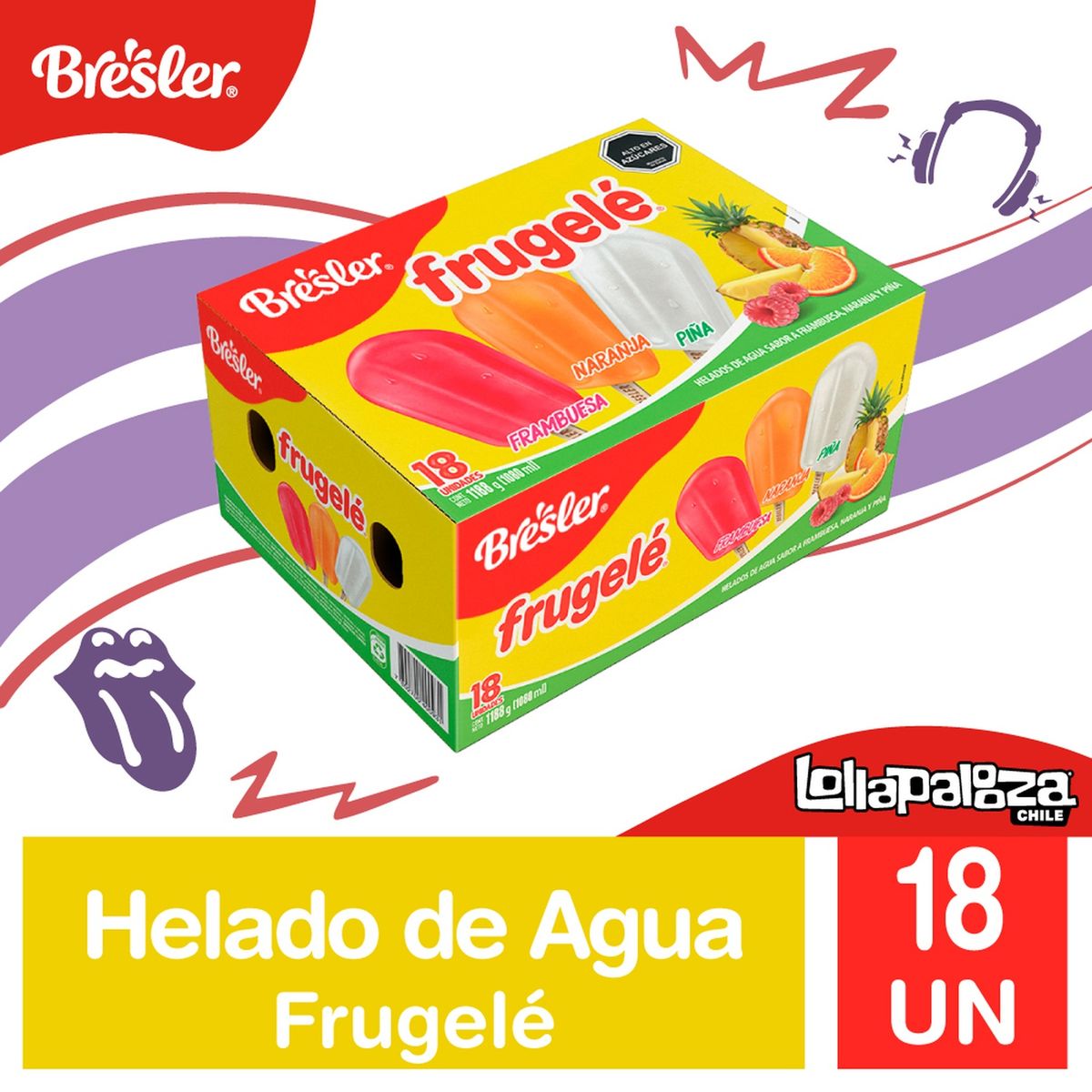 BRESLER - BRESLER MPK FRUGELE FRAM NAR PIN 18X60ML