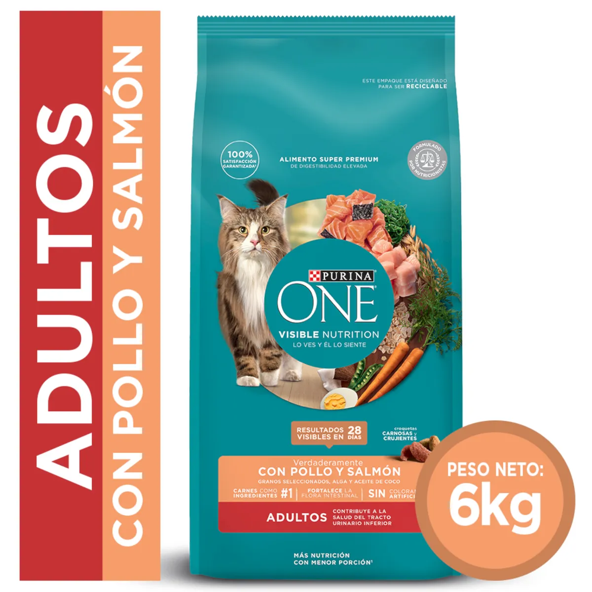 PURINA ONE - Alim. Gato Salmon Purina One Cat