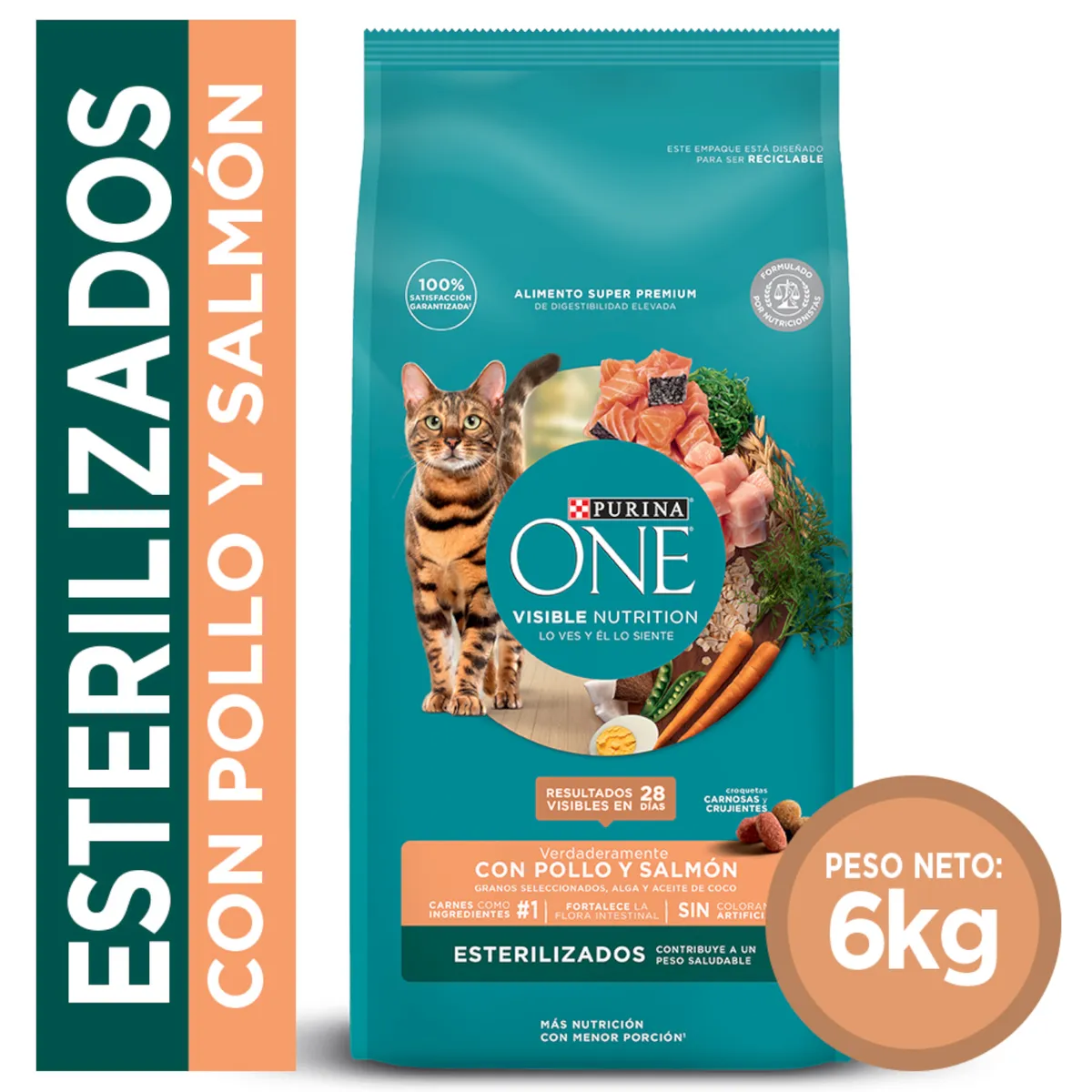 PURINA ONE - Alim. Gato Esteriliz Purina One Cat