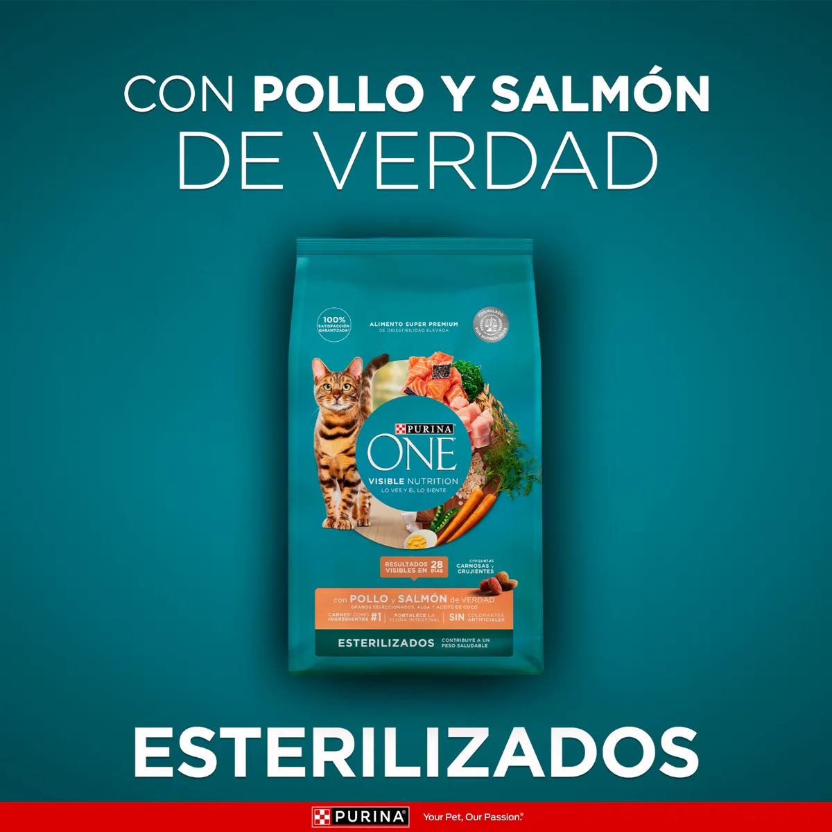 PURINA ONE - Alim. Gato Esteriliz Purina One Cat