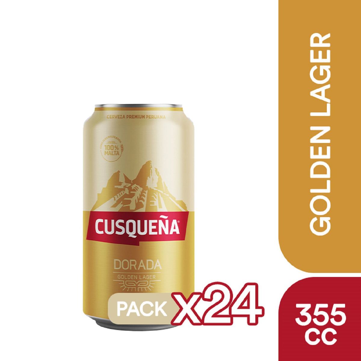 CUSQUEÑA - PACK CERVEZA LATA 24 UND CUSQUENA 354 CC