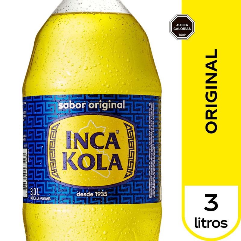INCA KOLA - BEBIDA INCA KOLA 3 LT