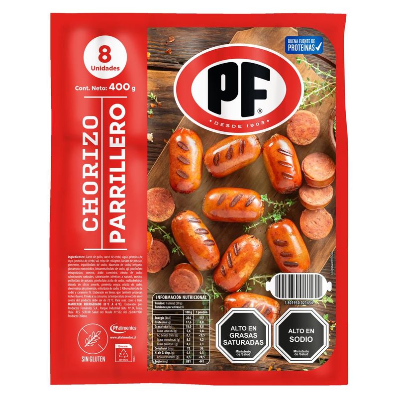 PF - Chorizo Parrillero Selección PF 400 g