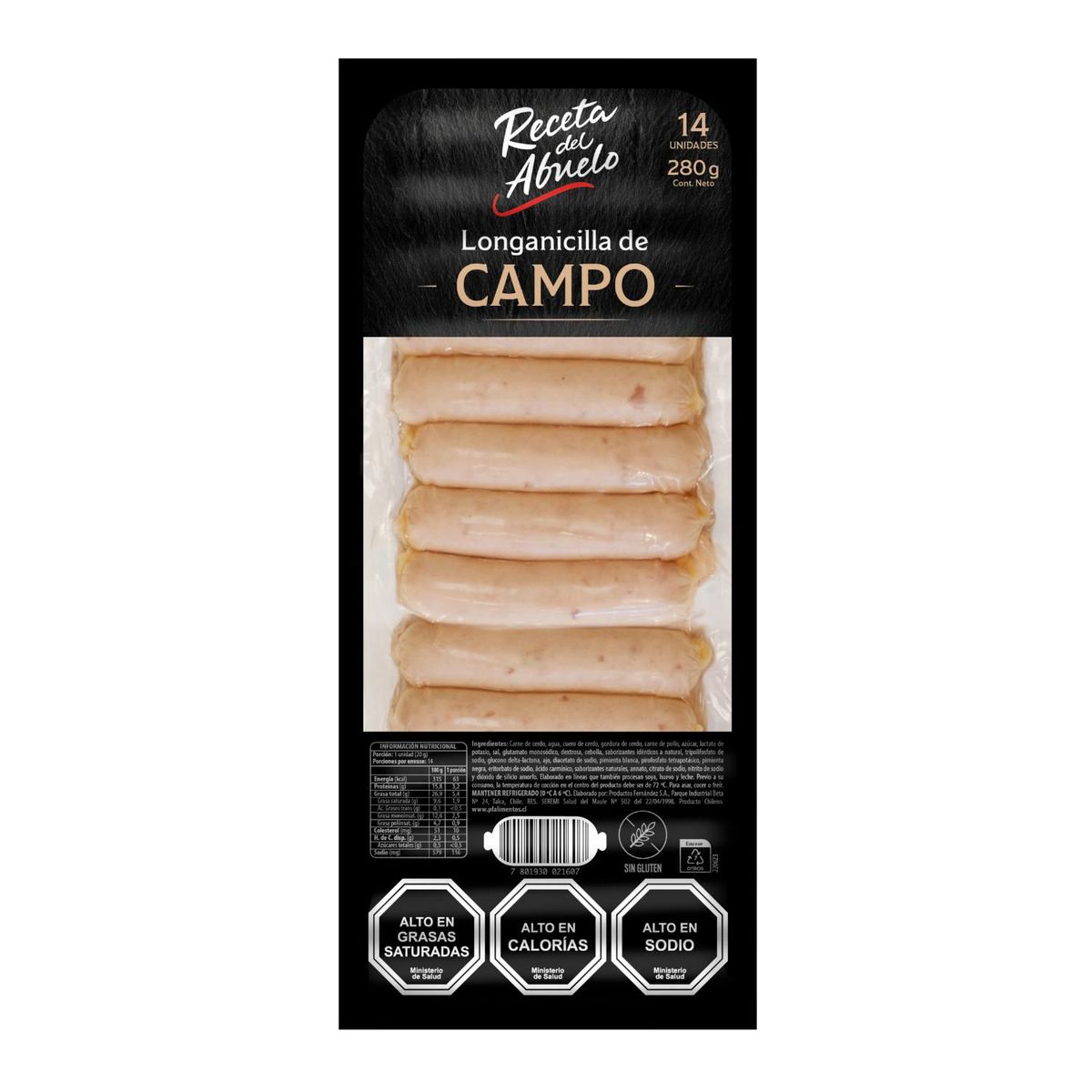 RECETA DEL ABUELO - Longanicilla de Campo Receta del Abuelo 280 g