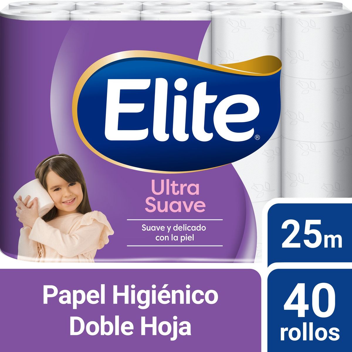 ELITE - Papel Higiénico Elite Doble Hoja 40 x 25 mts
