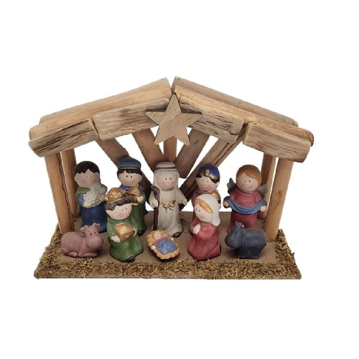 CASA JOVEN - Pesebre 11 Piezas 34 cm