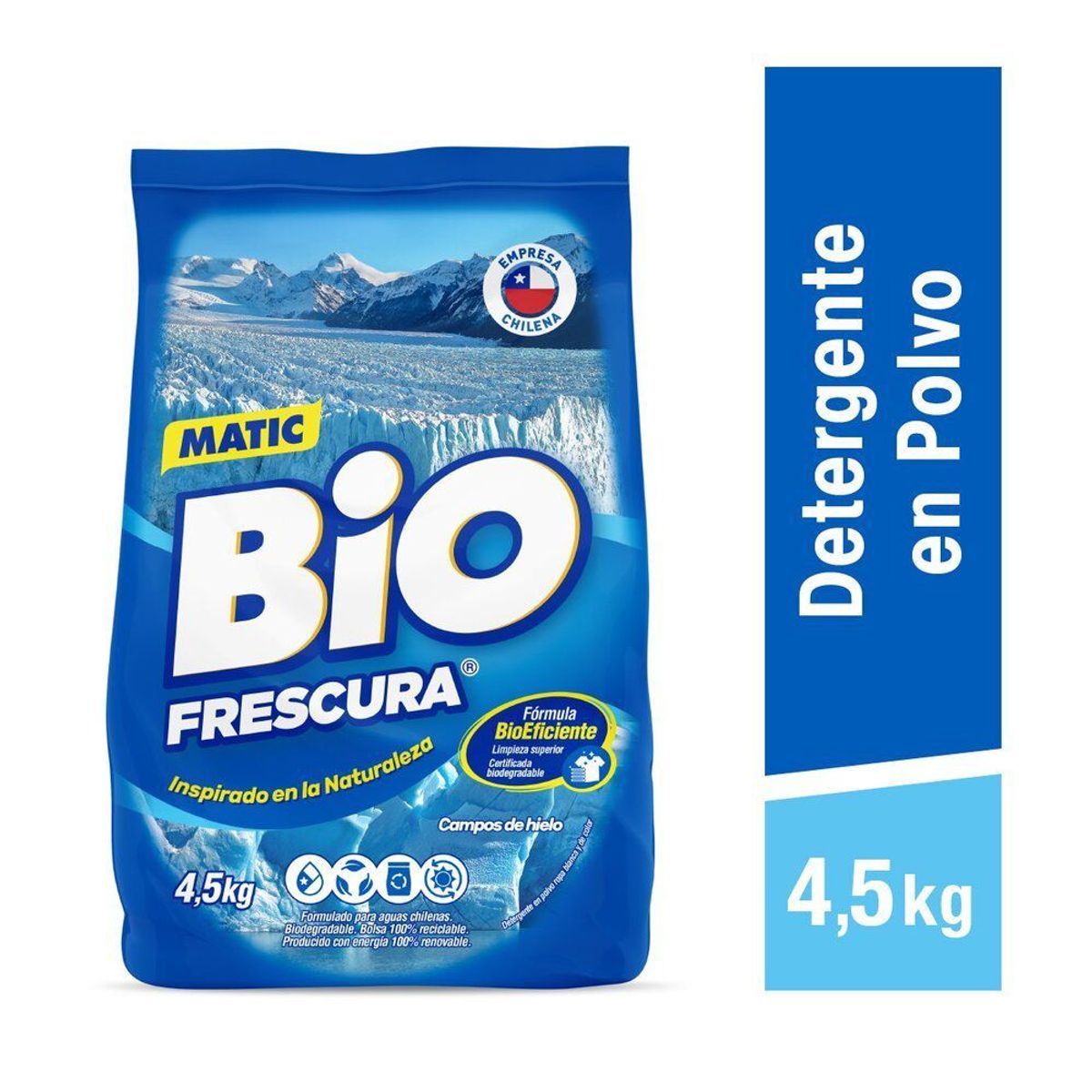 BIOFRESCURA - Detergente en Polvo Campos de Hielo Biofrescura 4.5 kg