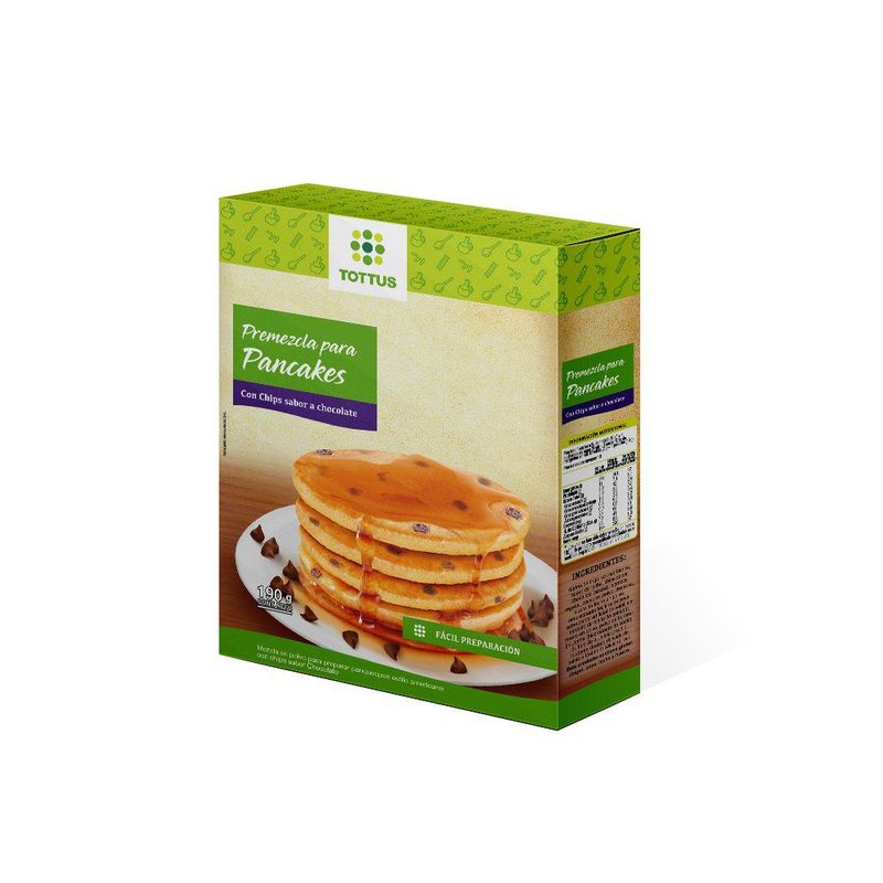 TOTTUS - PREMEZCLA PANCAKE CHIPS CHO TOTTUS 190 G