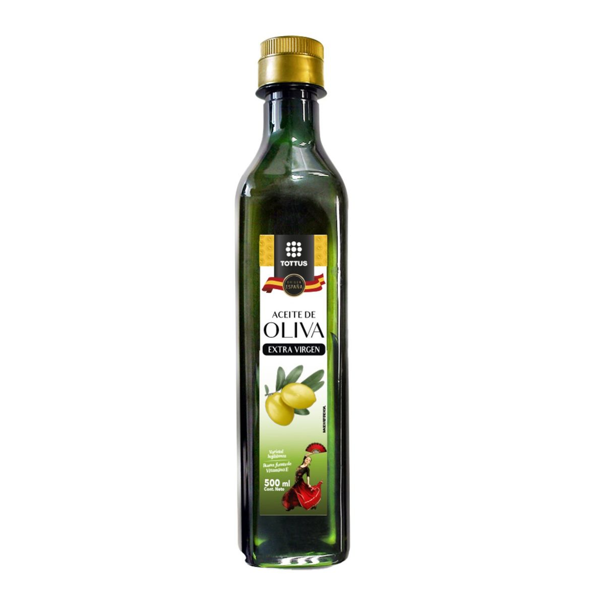 TOTTUS - Aceite de Oliva Extra Virgen Tottus 500 ml