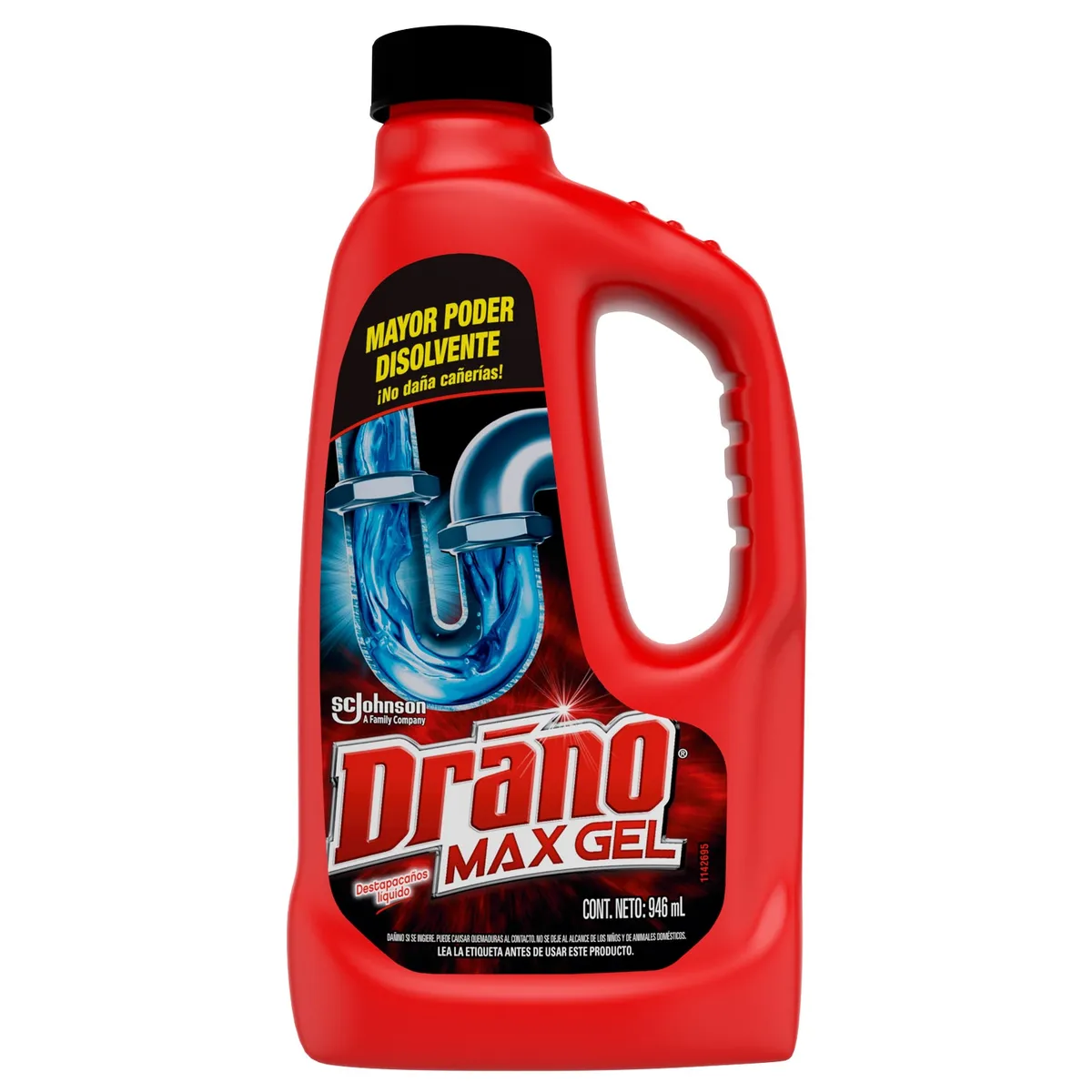 DRANO - Destapacaños Líquido Drano Plus Max Gel 946 ml