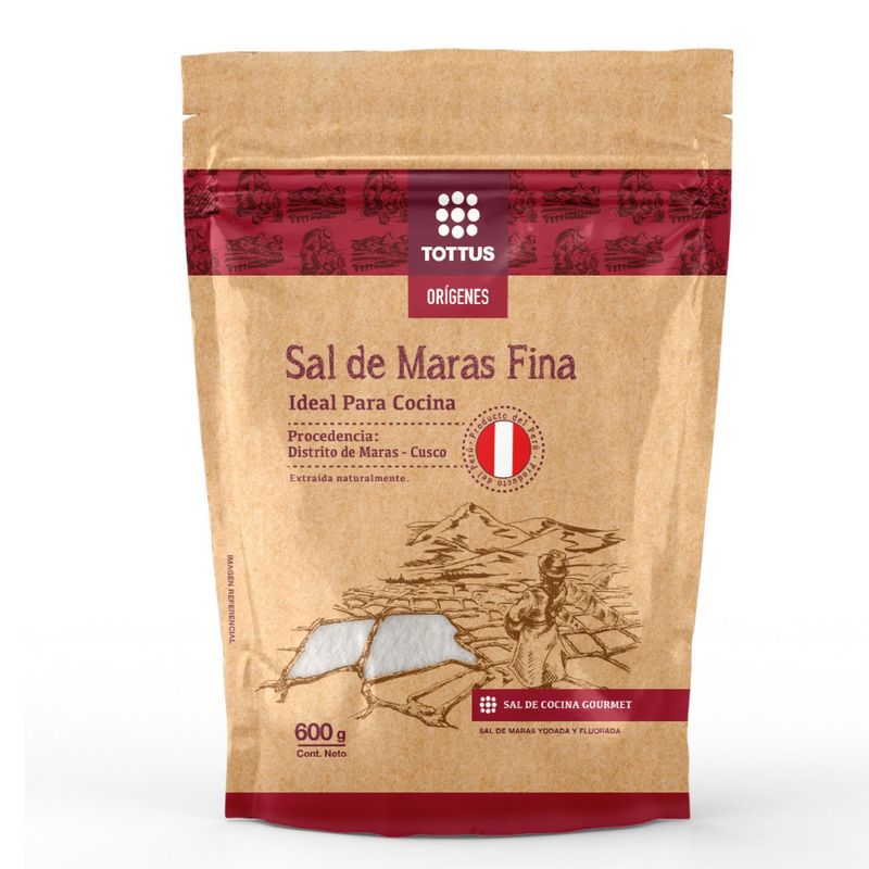 SAL DE MARAS FINA TOTTUS 600 G | Tottus Chile