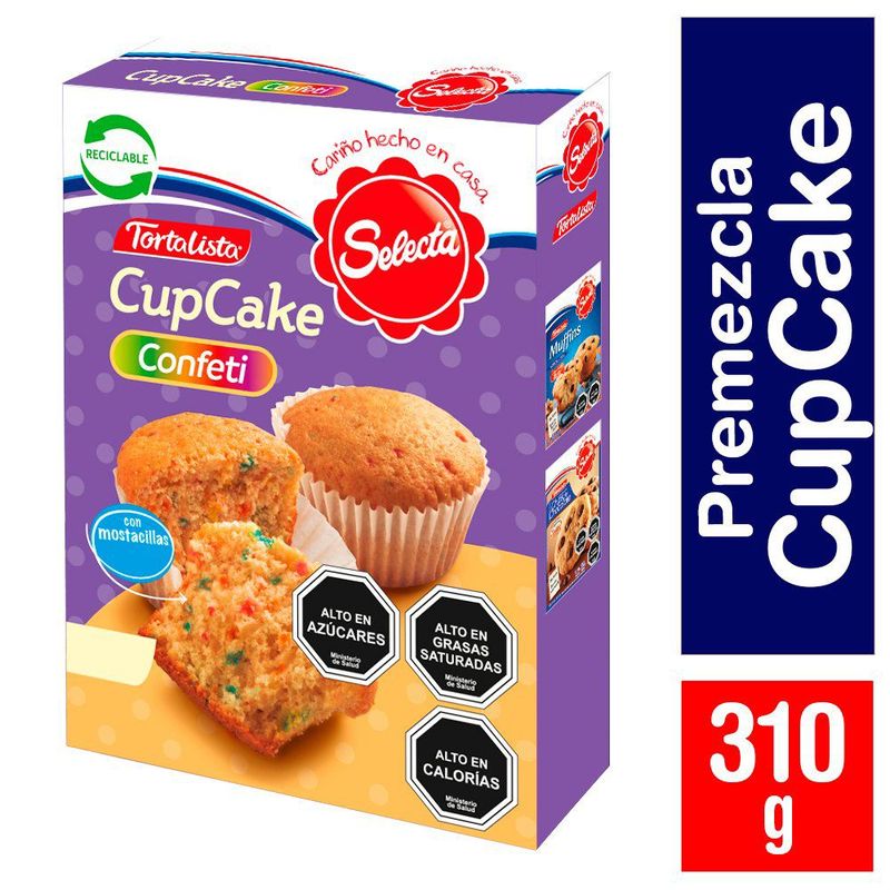 TORTALISTA - PREMEZCLA CUPCAKE CONFETI TL 0.31 KL