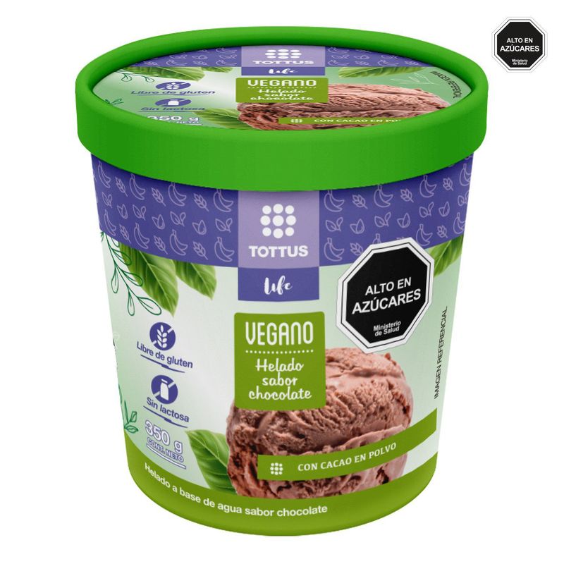 TOTTUS LIFE - Helado Vegano Chocolate
