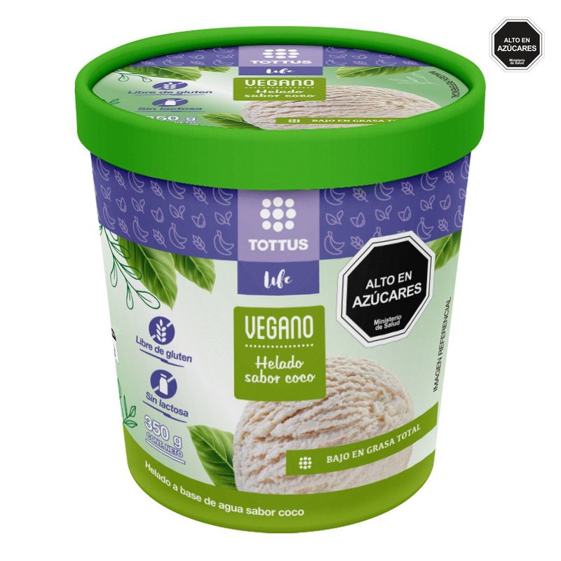 TOTTUS LIFE - Helado Vegano Coco