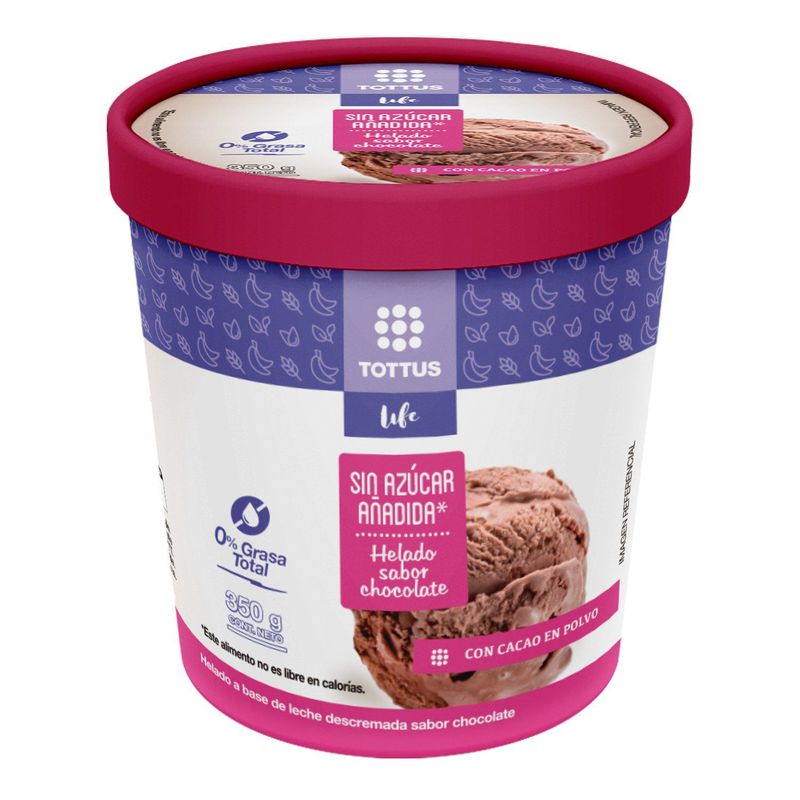 TOTTUS LIFE - Helado Cero Chocolate