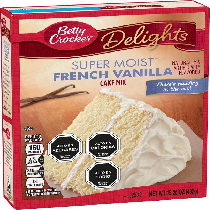 BETTY CROCKER - TORTA VAINILLA BC 432 UND