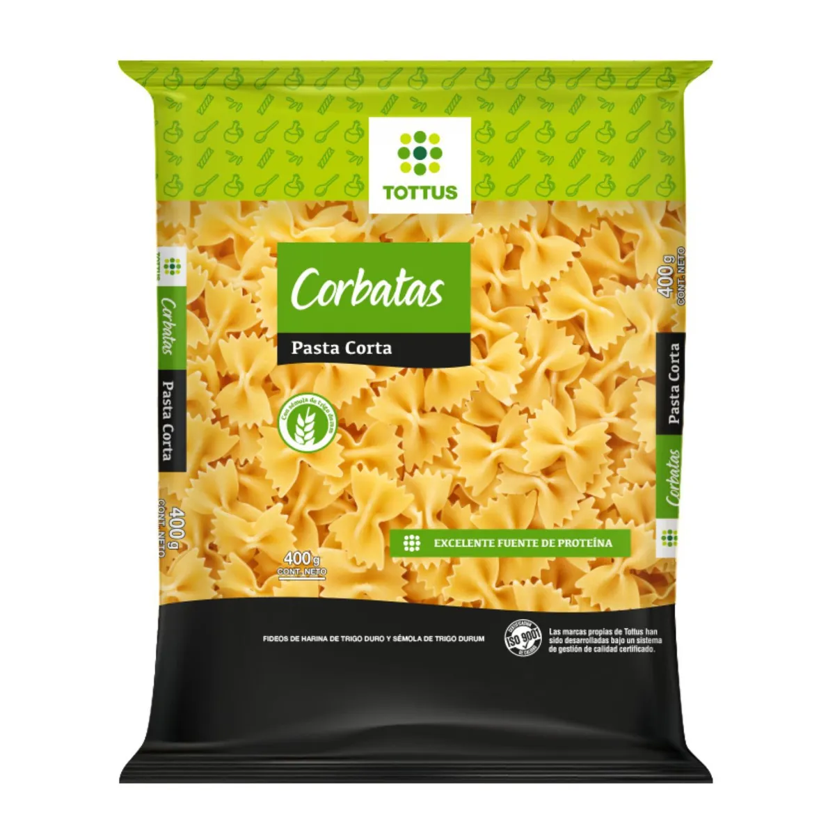 TOTTUS - Pasta Corbatas Tottus 400 g