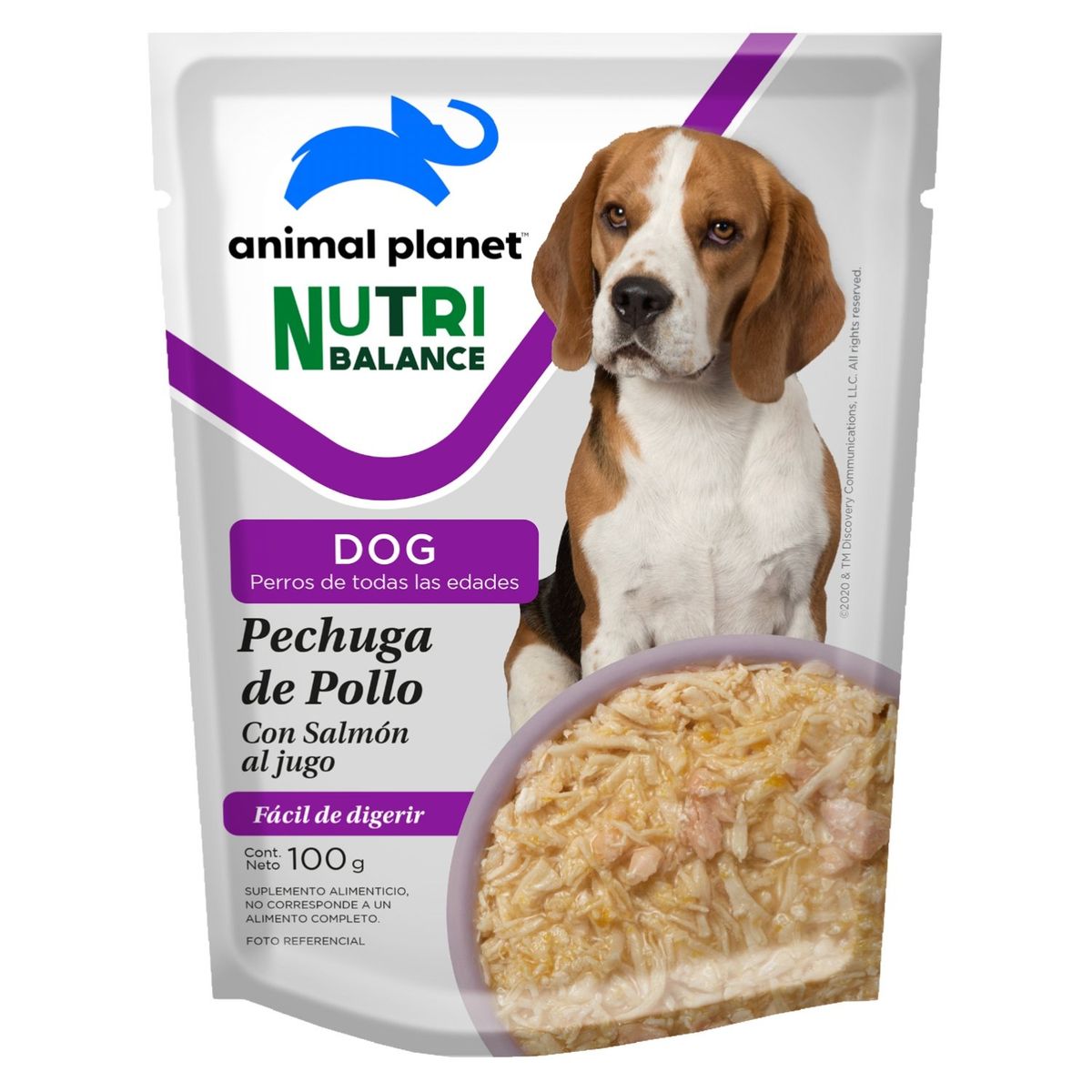 ANIMAL PLANET - Alimento Húmedo para Perro Sabor Pechuga Pollo 100 g