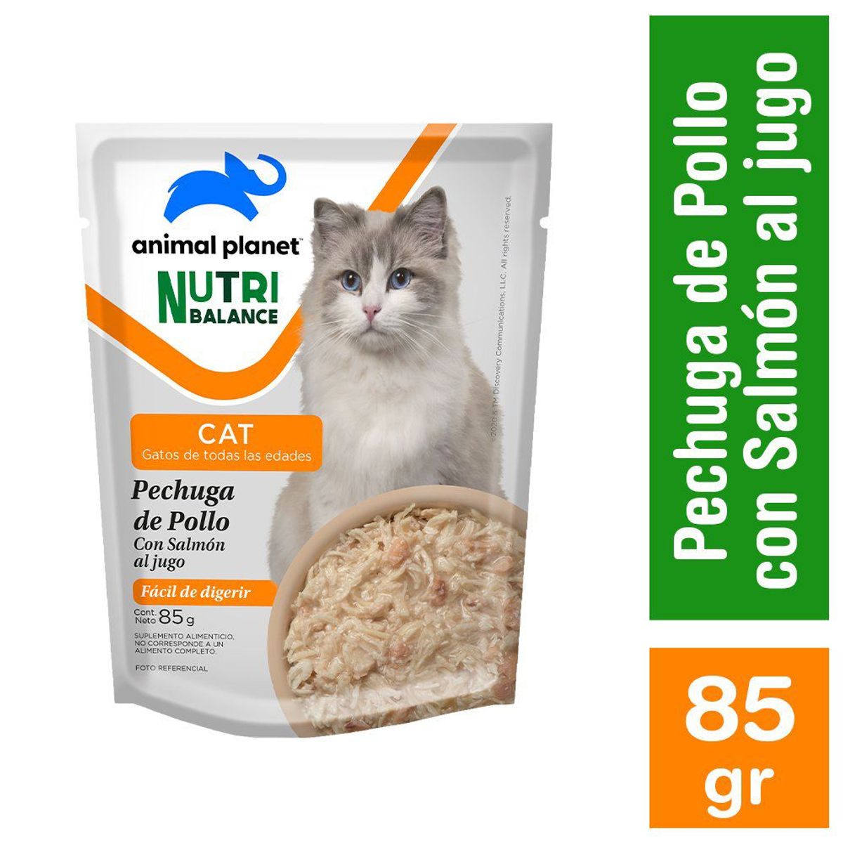 ANIMAL PLANET - Alimento Húmedo para Gato Sabor Pechuga Pollo 85 g