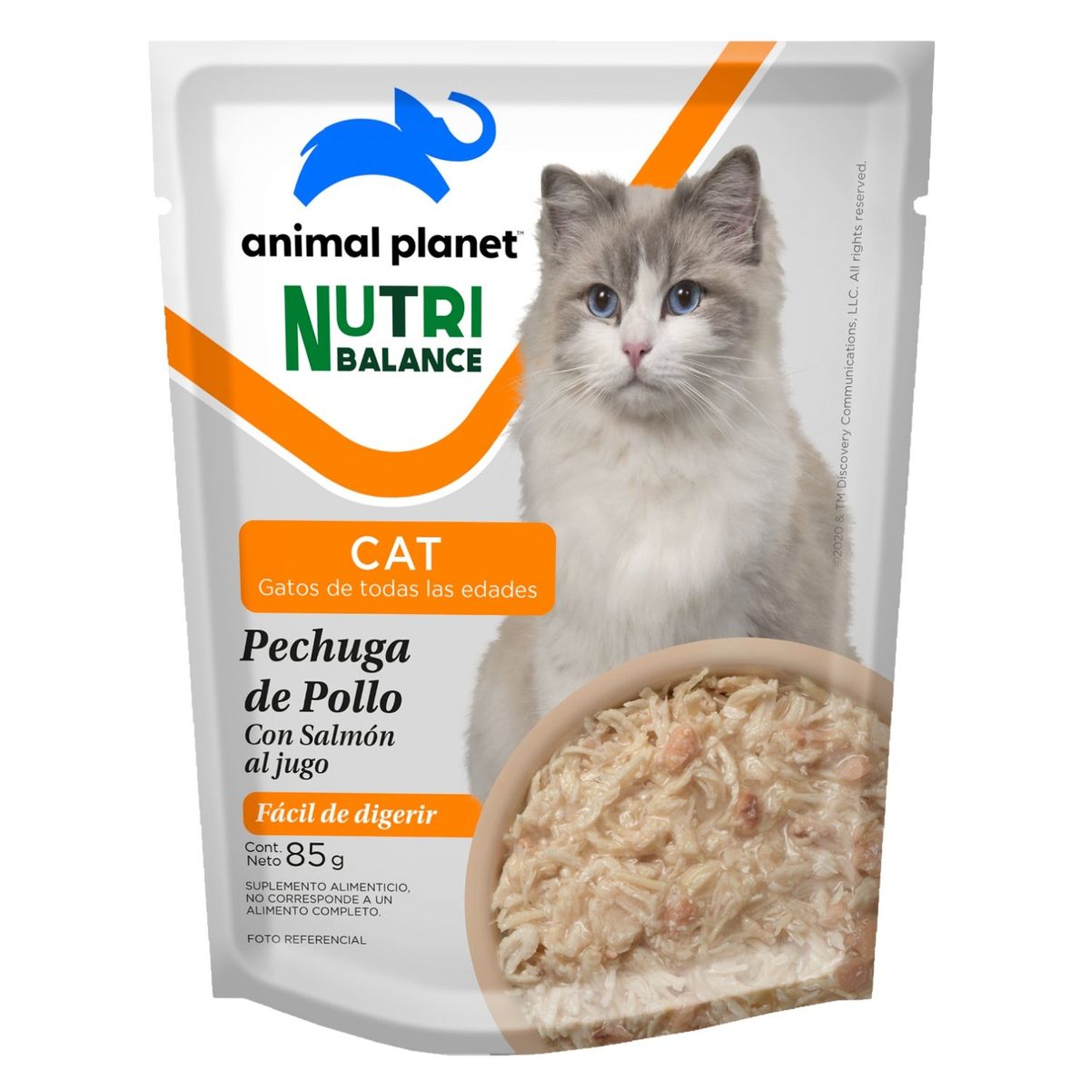 ANIMAL PLANET - Alimento Húmedo para Gato Sabor Pechuga Pollo 85 g