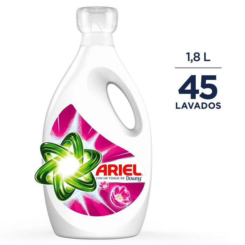ARIEL - Detergente Líquido Ariel Toque de Downy Más Perfume 1.8 Lt