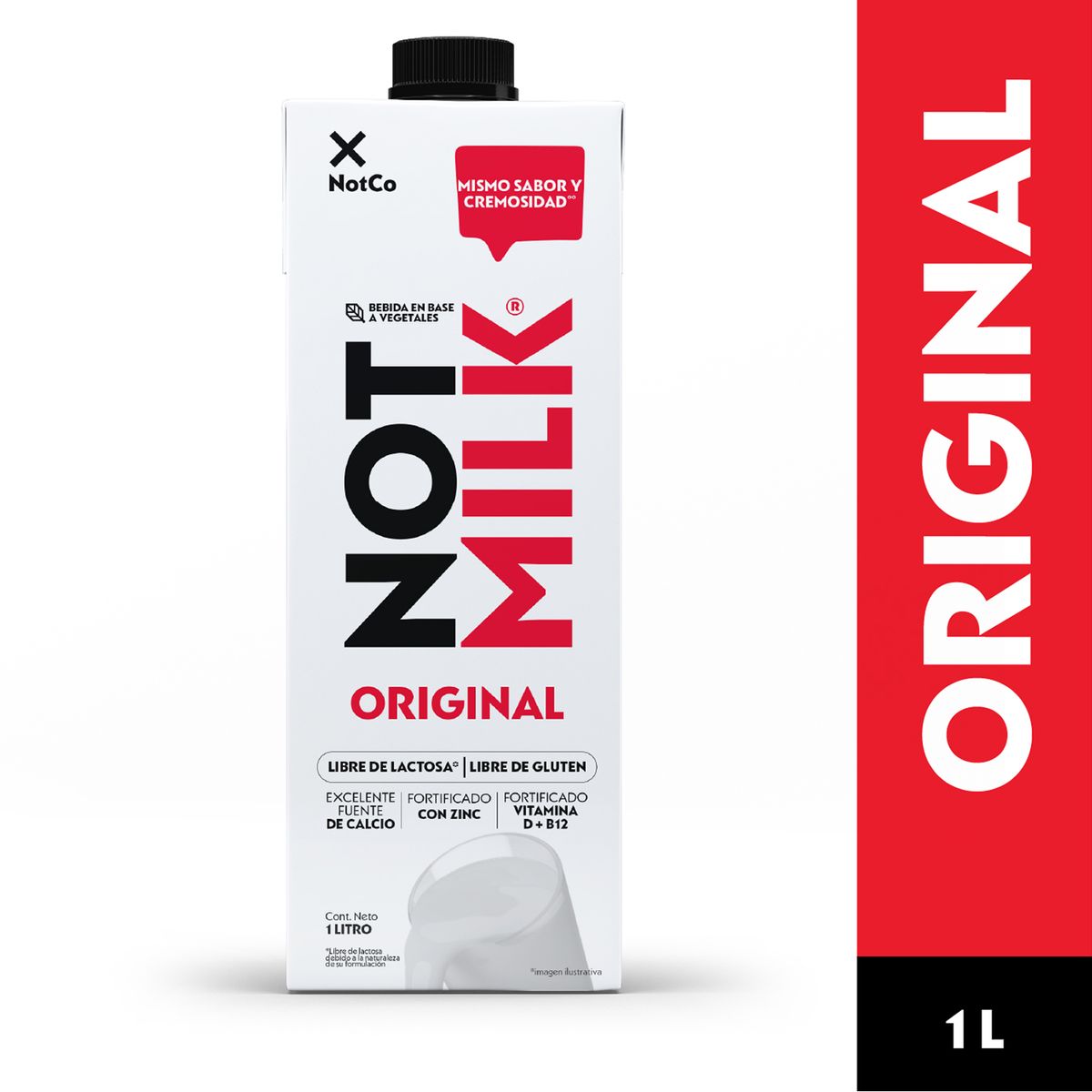 NOT MILK - Bebida Vegetal NotMilk Original 1 L
